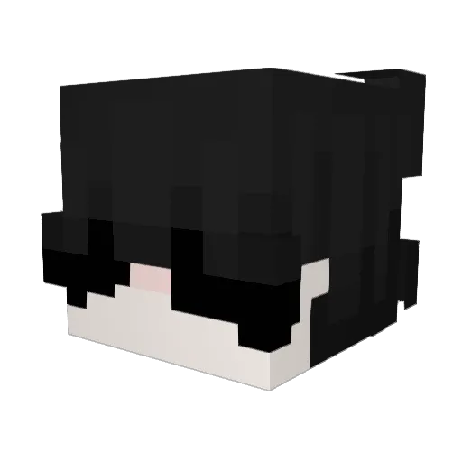 xlillxhm__ Minecraft avatar head, 3D render