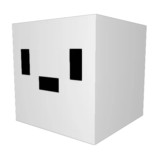 xlom_n Minecraft avatar head, 3D render