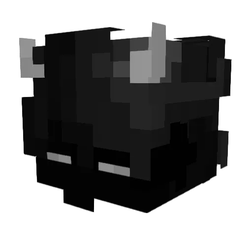 xlord34aga Minecraft avatar head, 3D render
