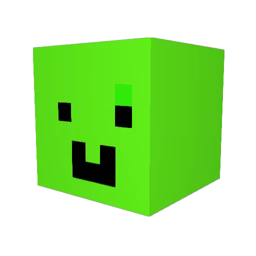 xlovitox Minecraft avatar head, 3D render