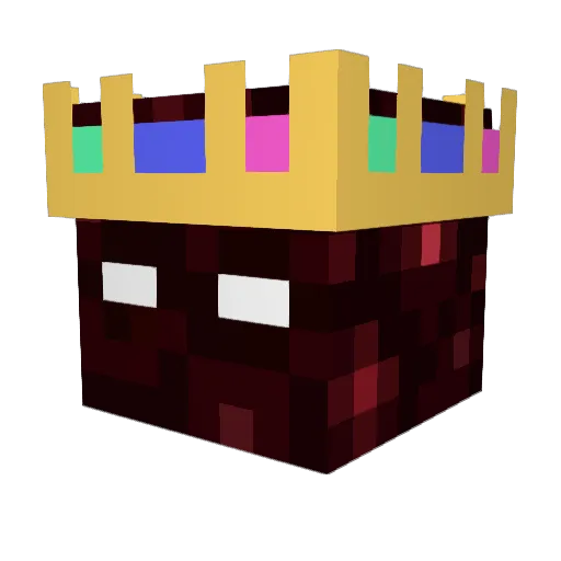 xlovski Minecraft avatar head, 3D render