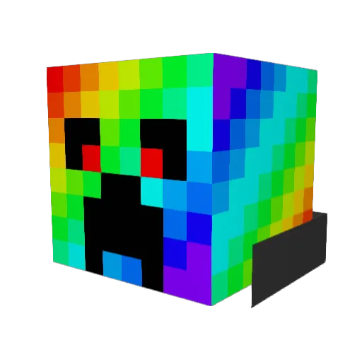 xlukex99 Minecraft avatar head, 3D render