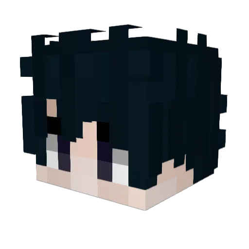 xm79x Minecraft avatar head, 3D render