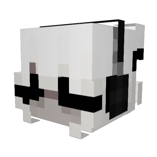 xmaadziax Minecraft avatar head, 3D render