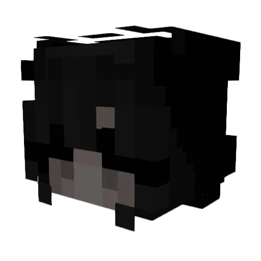 xmajak Minecraft avatar head, 3D render