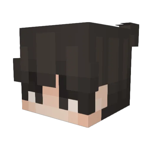 xmakii15 Minecraft avatar head, 3D render