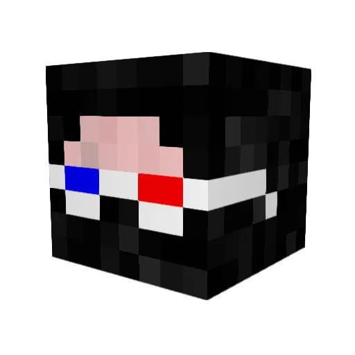 xman99 Minecraft avatar head, 3D render