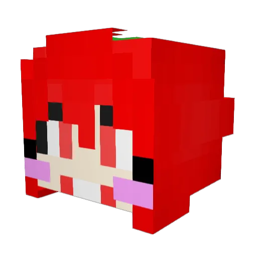 xmas1223 Minecraft avatar head, 3D render