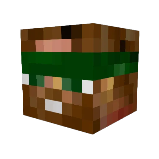 xmattmd Minecraft avatar head, 3D render