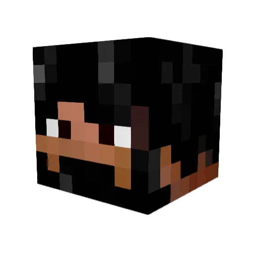 xmaximatx Minecraft avatar head, 3D render