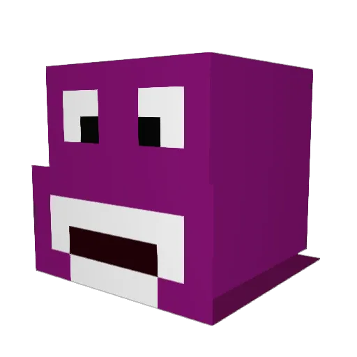 xmgarx Minecraft avatar head, 3D render