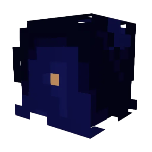 xmikasx Minecraft avatar head, 3D render