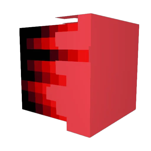 xmjland Minecraft avatar head, 3D render