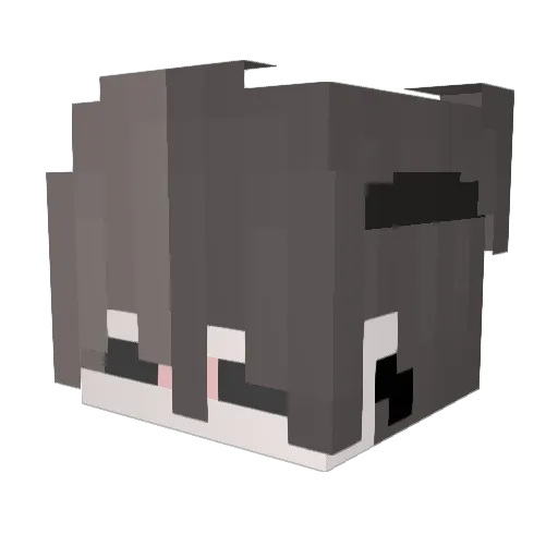 xmommysmilk Minecraft avatar head, 3D render