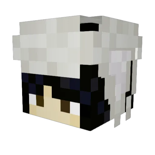 xmostlybriannax Minecraft avatar head, 3D render