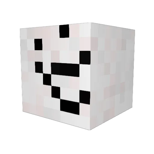xmt01 Minecraft avatar head, 3D render