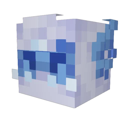 xmtsn Minecraft avatar head, 3D render