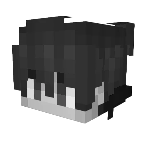 xmxzdl Minecraft avatar head, 3D render