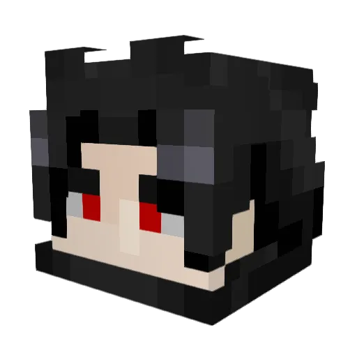 xn0 Minecraft avatar head, 3D render