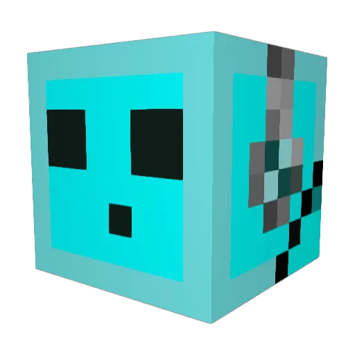 xnemo09123 Minecraft avatar head, 3D render