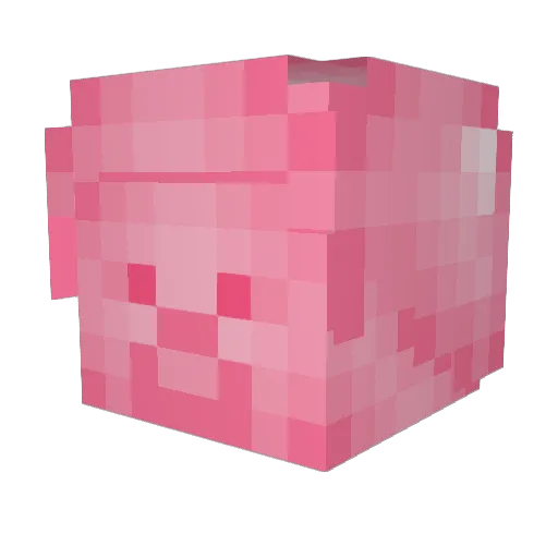xni_ Minecraft avatar head, 3D render