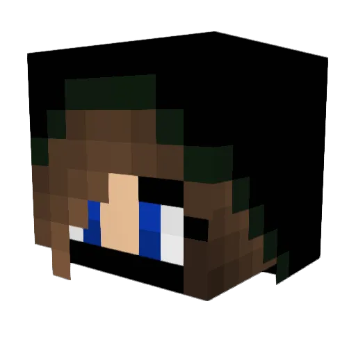 xnickytth Minecraft avatar head, 3D render
