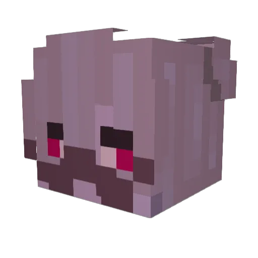 xnikai Minecraft avatar head, 3D render