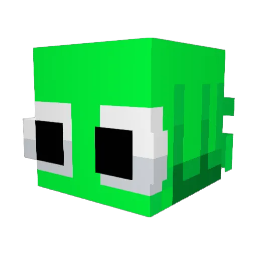 xnn8 Minecraft avatar head, 3D render