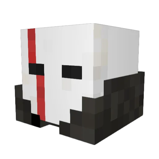 xnoopx Minecraft avatar head, 3D render