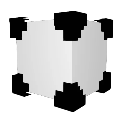xnow8 Minecraft avatar head, 3D render