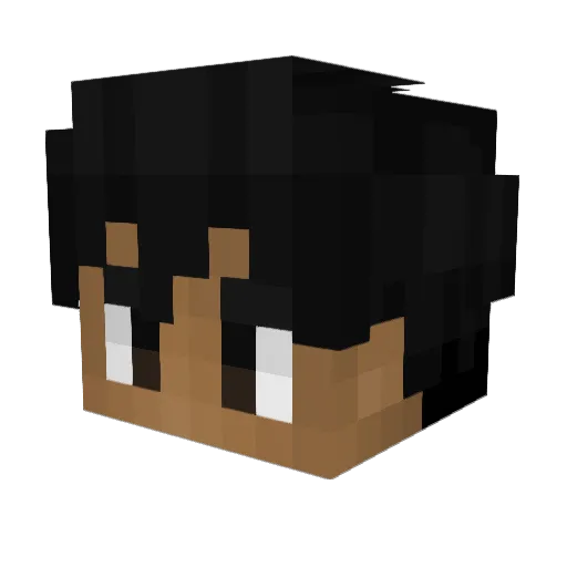 xny_ Minecraft avatar head, 3D render
