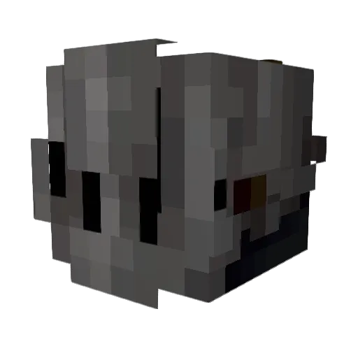 xo31 Minecraft avatar head, 3D render