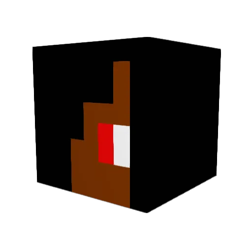xoTroy Minecraft avatar head, 3D render