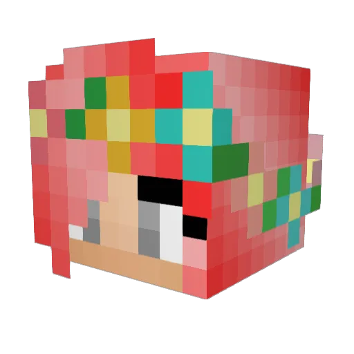 xoXNeOnDragOnXox Minecraft avatar head, 3D render