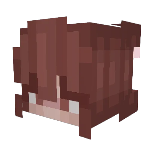 xo_savannah Minecraft avatar head, 3D render