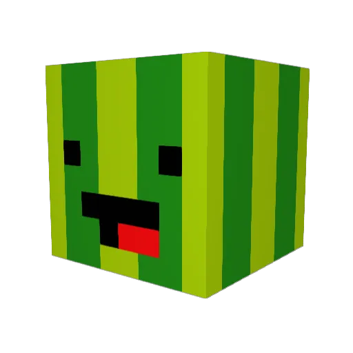 xobecilop Minecraft avatar head, 3D render