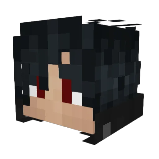 xoceroXD Minecraft avatar head, 3D render