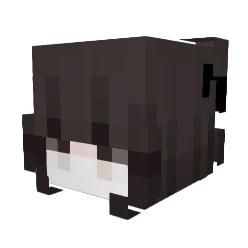 xochels Minecraft avatar head, 3D render
