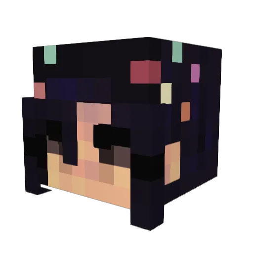 xochilth18 Minecraft avatar head, 3D render