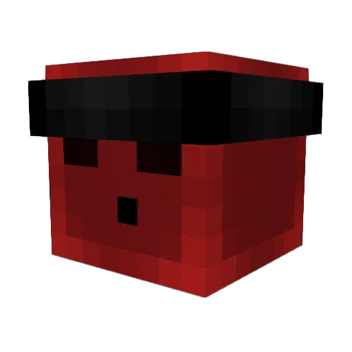 xodarkox Minecraft avatar head, 3D render