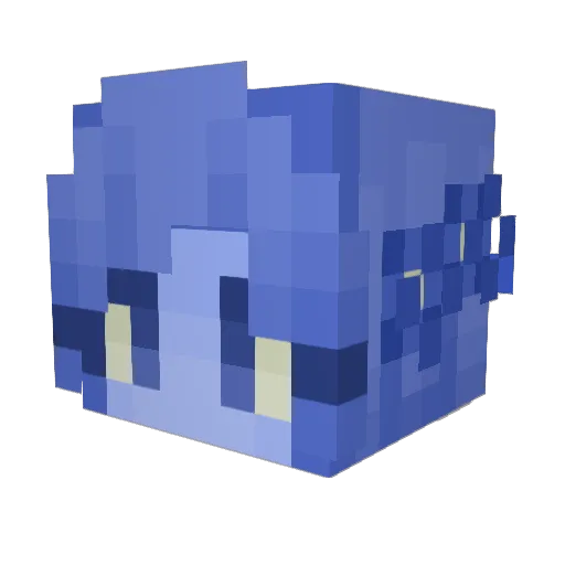 xodejah Minecraft avatar head, 3D render