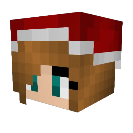 xodenise Minecraft avatar head, 3D render