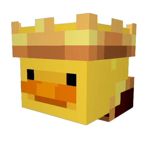 xoecen Minecraft avatar head, 3D render