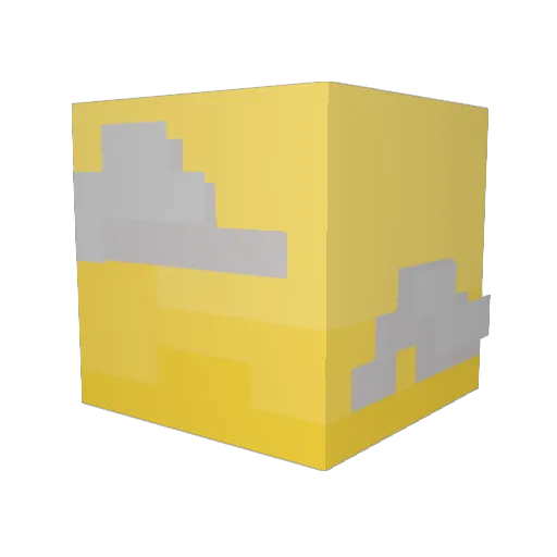 xoed Minecraft avatar head, 3D render