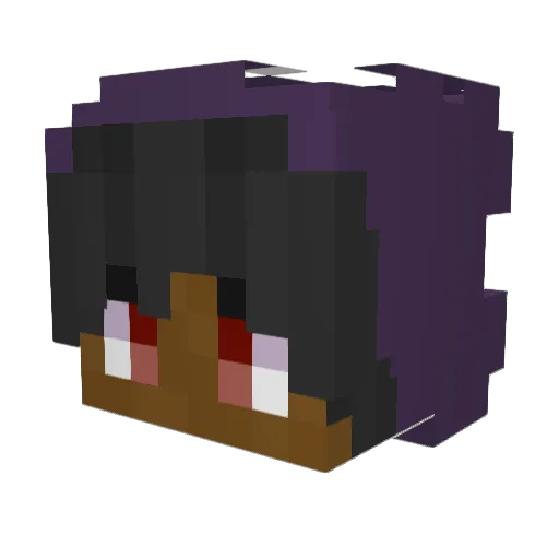 xofu34 Minecraft avatar head, 3D render