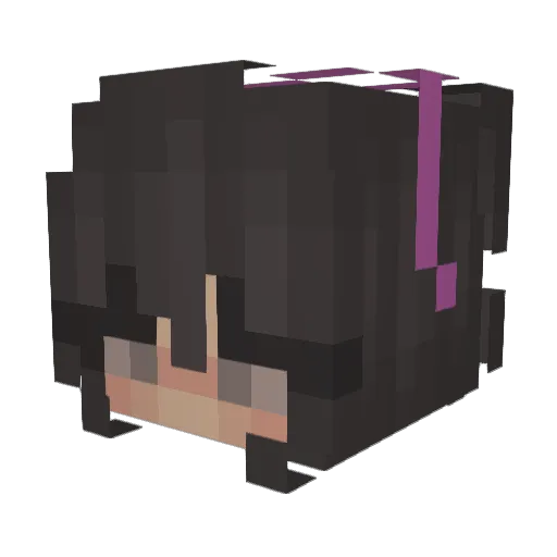 xoimberi Minecraft avatar head, 3D render