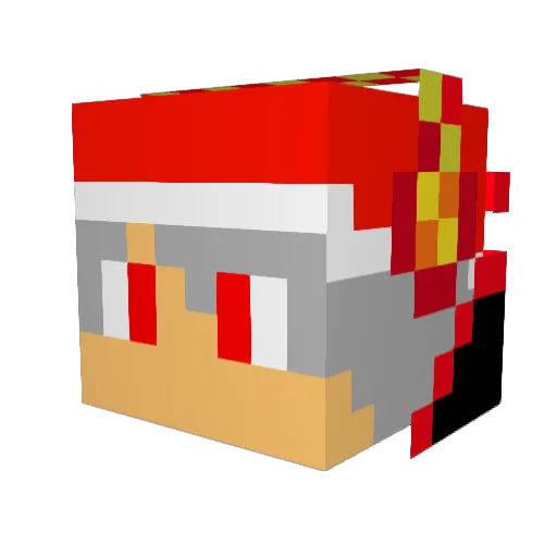 xokillerqueenox Minecraft avatar head, 3D render