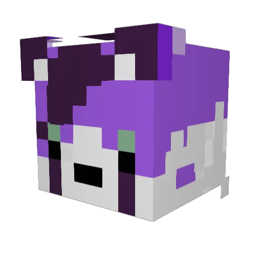 xolix Minecraft avatar head, 3D render