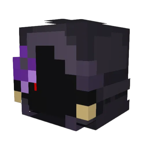 xolkeur Minecraft avatar head, 3D render