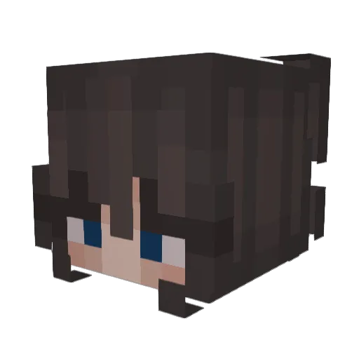 xolobo Minecraft avatar head, 3D render